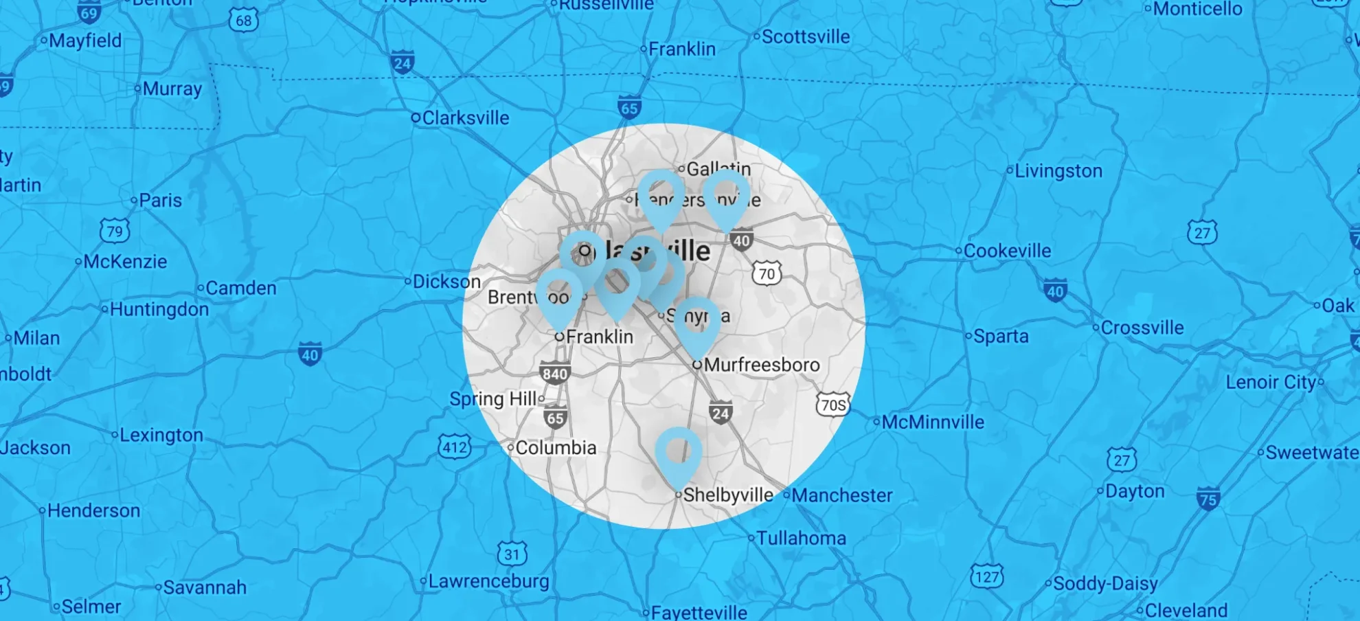 Map Form Full Width Frame